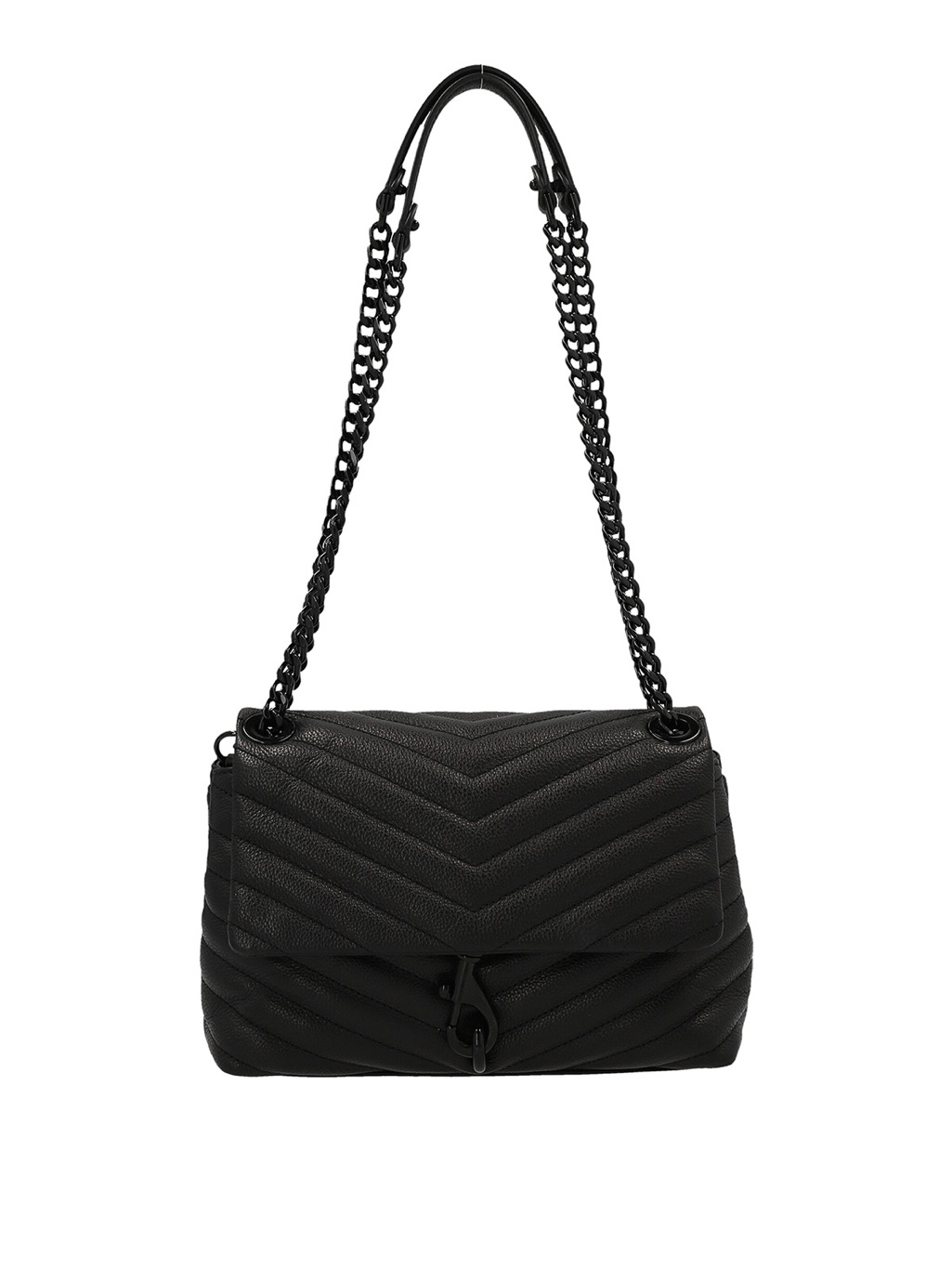 Rebecca Minkoff Black Quilted Leather Crossbody Bag